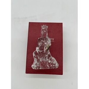 Waterford Crystal Kneeling Melchior Wiseman Nativity Figurine w/ Box